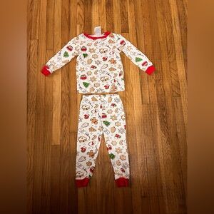 Tres Beau et  Belle Bamboo 18M 2 pc christmas pajamas